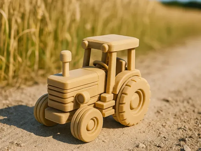 Nostalgischer Traktor mit Charme