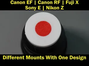 SonyE,FujiX,NikonZ,Canon EF RF Lens Caps - Japan