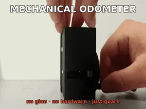 Mechanical Odometer – 3-Digit Crank Counter