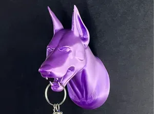 Dog wall mounted decoration key holder organizer