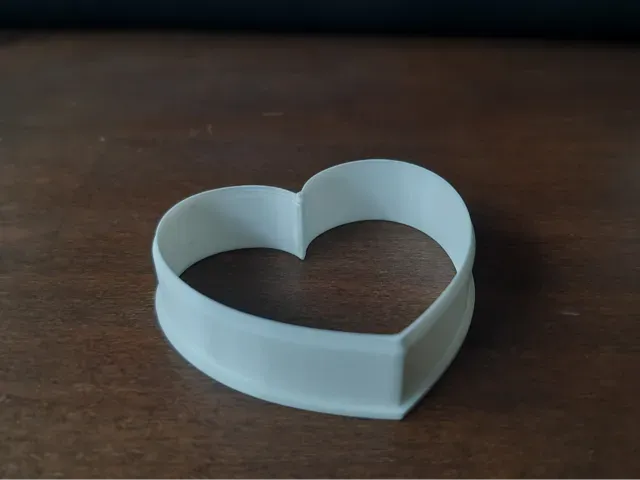 Heart cookie cutter