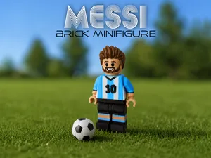 MESSI Brick Minifigure