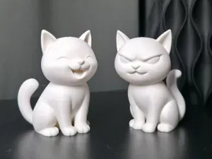 Happy & Grumpy Cat Figurines