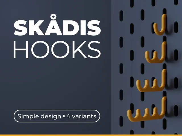 IKEA Skadis Basics - Slotted Hooks Set — Фото 2 из 10