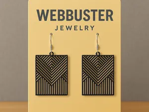 Chevron Arc Earrings
