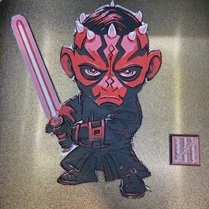 FOUR COLOR - HueForge Darth Maul multicolor