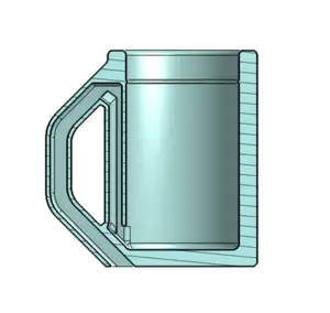 Pythagorean Cup Trick (3D Printable Science Toy)