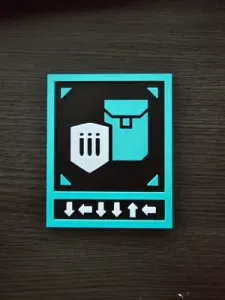 Magnetic Helldivers 2 Ballistic Shield Plaque