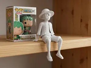 One Piece Sitting Luffy Noodle Stopper ShelfSitter