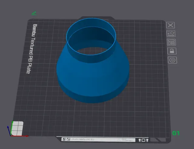 Air duct went reducer 125mm to 80mm/height 100mm — Image 6 of 7