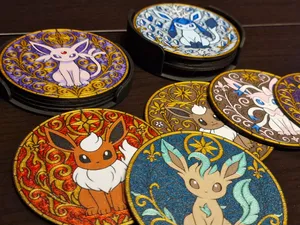 Eeveelution Complete Coaster set