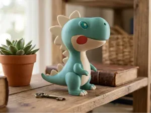 Baby Dino Rex - Modelo Multicolor Optimizado AMS
