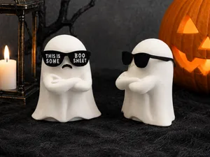 Boo Sheet - Ghost with Sunglasses Statue