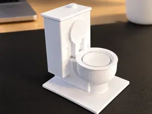 Apple Watch Ladestation Toilette