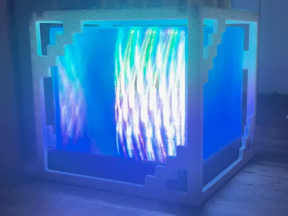 Minecraft Beacon Lamp (LED Lamp Kit 001 & WLED) — Фото 7 из 11