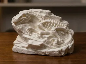 The Excavated Hunter: Velociraptor Fossil Block