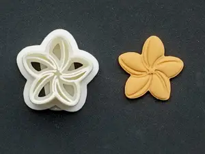 Monoi Flower Polymer Clay Cutter Earrings
