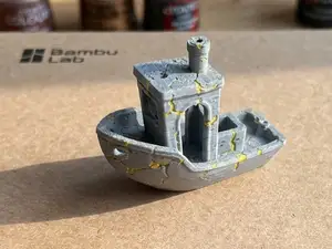 Concrete Benchy – Kintsugi Edition