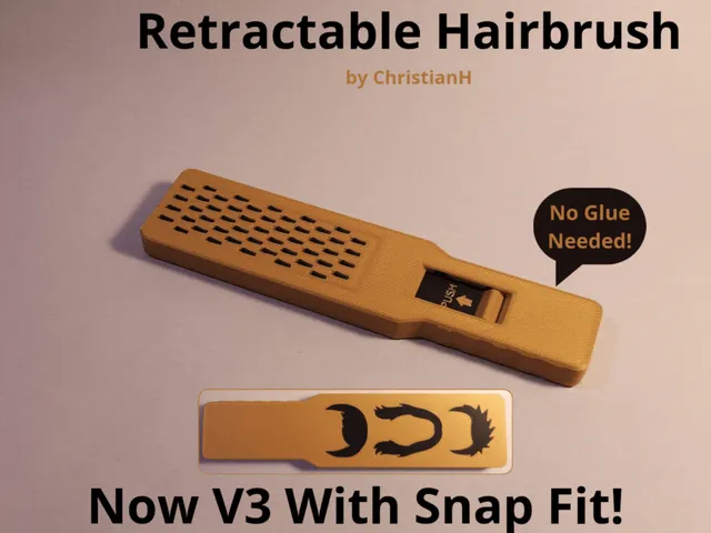 Retractable Hairbrush V3