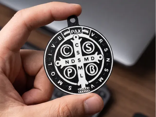 Chaveiro de São Bento (Otimizado para Bico 0.2mm)