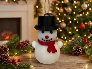 Cute Snowman Figurine | Classic Christmas Decor