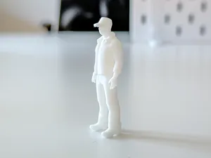 Miniature Standing Man/Worker for your Diorama