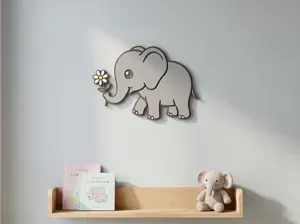 Cute Baby Elephant Wall Decor | Nursery Wall Art