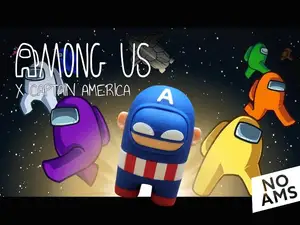 AMONG US GUY x CAPTAIN AMERICA from MARVELuniverse