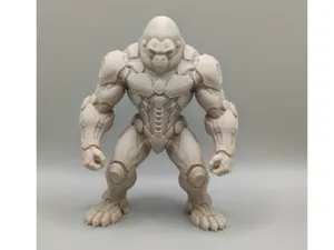 Gorilla Cyber ​​Beasts Sci-Fi Animals figurine