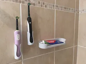 Toothpaste Holder / Bathroom Shelf / Shower Shelf