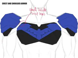 Night wing FULL COSPLAY - DC Cosplay - STL Files