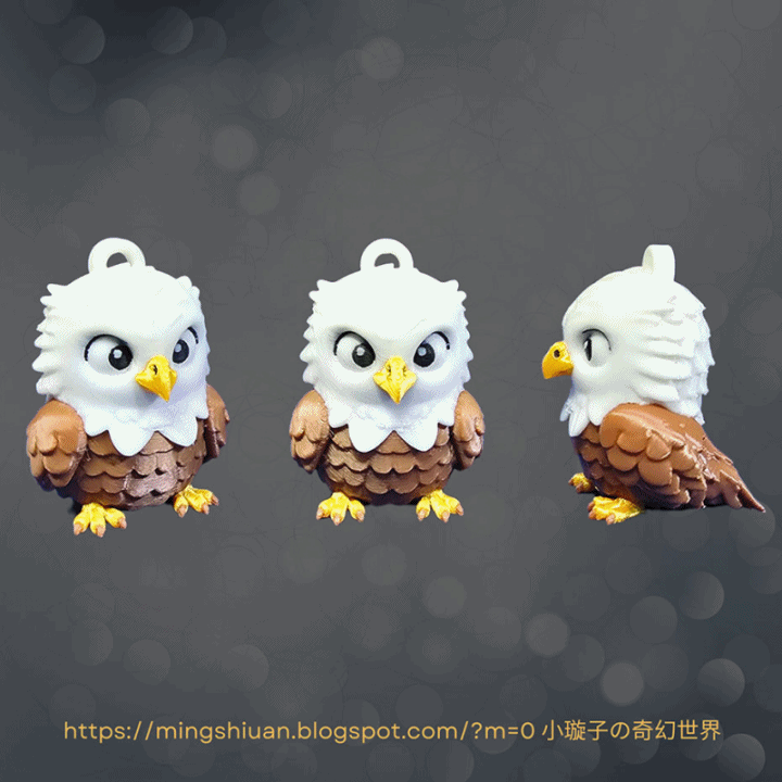 Cute Little Eagle Keychain