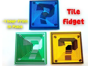 Mario Question Box Fidget (Print in Place)