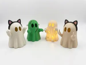 Halloween Ghost Lantern Tealight -Cat Frankenstein