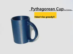 Pythagorean Cup Greedy Cup Fun Toy