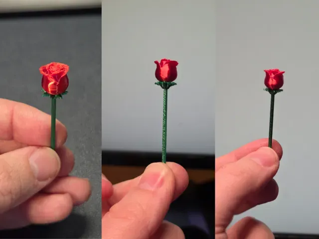 Build a Bouquet – A Wee Rose | Tiny Flower w/ Stem — Image 3 of 5