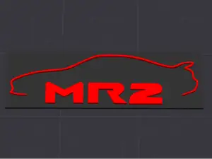 MR2 Logo Plaque