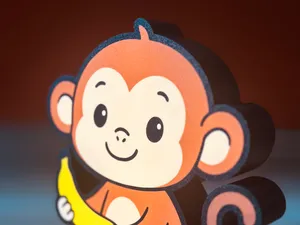Baby Monkey Lightbox