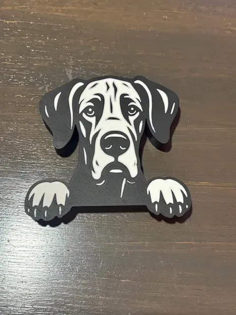 Soft Ear Great Dane Door Topper — Image 4 of 5