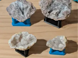 Crystal Geode Rock Stand - 3 sizes