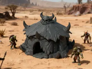Orc Tribal Bone Hut - DND terrain