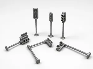 Traffic lights for 1:64 scale cars