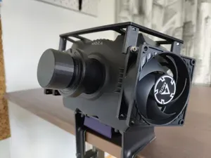 Moza 80mm Fan Mount + Case