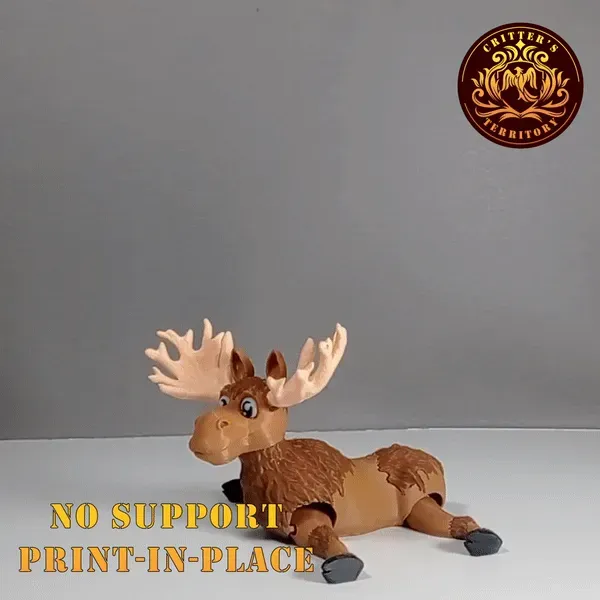 FLEXI MOOSE | PRINT IN PLACE | NO SUPPORT