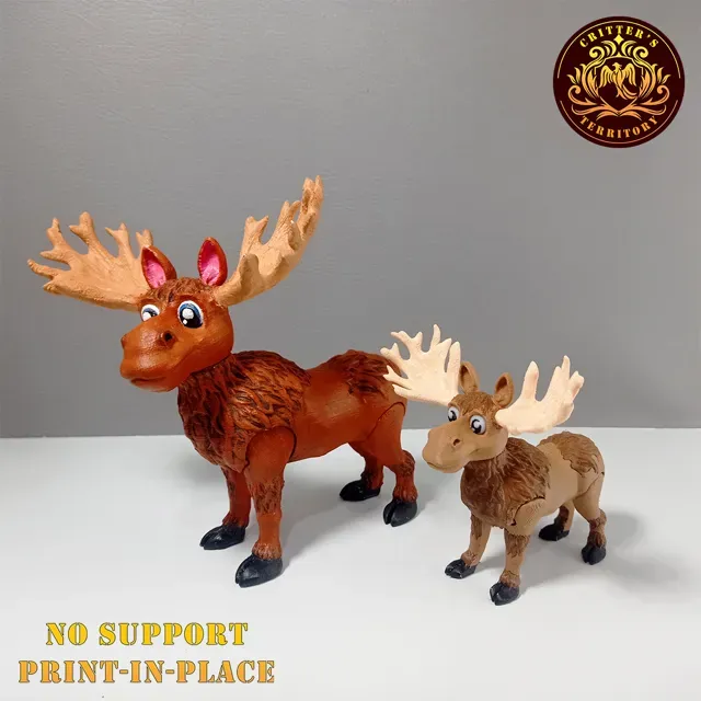 FLEXI MOOSE | PRINT IN PLACE | NO SUPPORT — Фото 3 из 5