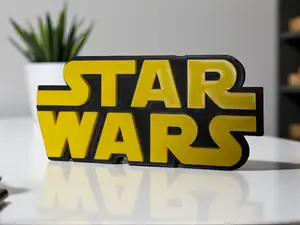 Star Wars Logo Standing Decoration (AMS INCLUDED )
