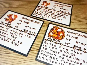 Pokemon Pokedex Charmander Charmeleon Charizard