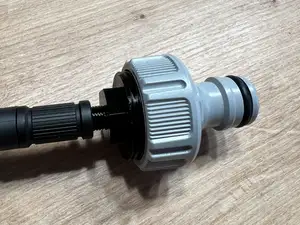 Air Pump (DIN7756) to Garden Hose Blow-Out Fitting