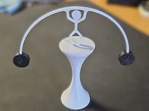 Trapecista en equilibrio antiestres