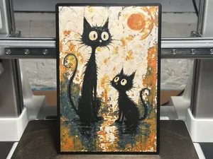 Two Cats Hueforge